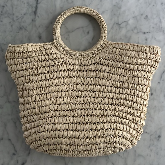 Lulla collection Handbags - Lulla Collection Woven Rattan Handbag with shoulder strap